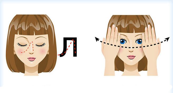 Rysowanie liter oczami i ćwiczenie „Przez palce na rozluźnienie mięśni